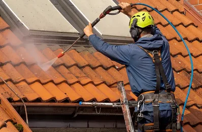 Démoussage et hydrofuge de toiture à Gaudiempré